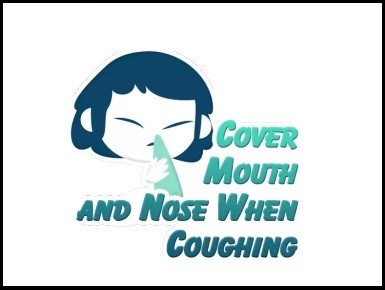 Avoid touching the mouth, nose, and eyes without washing hands